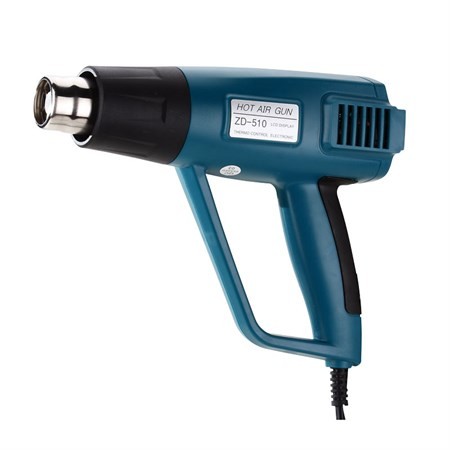 Pistol cu aer cald ZD510 1500W cu control de temperatură și afișaj